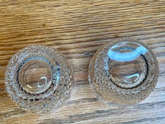 Set of 2 Vintage Waterford Crystal Old Fashioned Glasses, Colleen Pattern