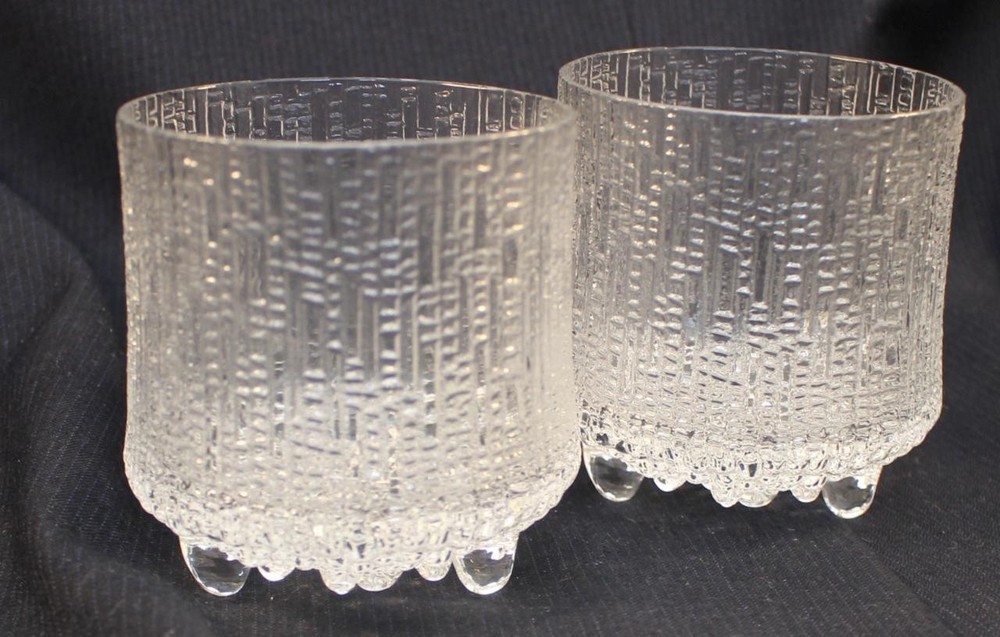 Iittala Ultima Thule Set of Two On the Rocks Glasses