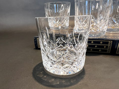 WATERFORD CRYSTAL LISMORE 3 1/8″ OLD FASHIONED GLASSES SIGNED SET OF 6! MINT
