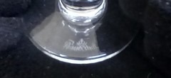 Rosenthal Glass Barware 6x Pieces of Drinkware «PLUS» Pattern 1980s