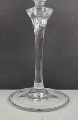 3 Cristal D’Arques Durand Paris France DAMANTIS Clear Optic 8″ Wine Glass