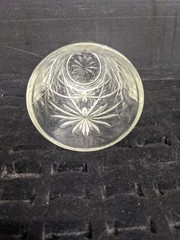 Anchor Hocking 3in Juice Glass Tumbler Star of David Early American Prescut