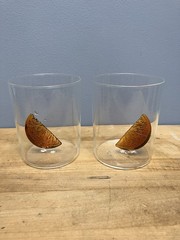 Maison Balzac Apéritif Gobelets (2 Orange) SET OF 2