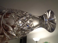 KOSTA BODA Rosa & Diamond FOOTED CRYSTAL GLASS SWEDEN