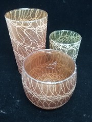 COLOUR CRAFT SPAGHETTI STRING Roly Poly Rocks Tumblers Set of 15, Free Shipping!