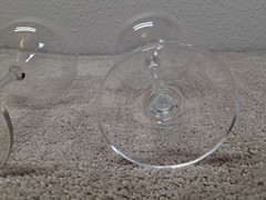 2 Mikasa Stephanie 9” Wine Goblets Wine Glass