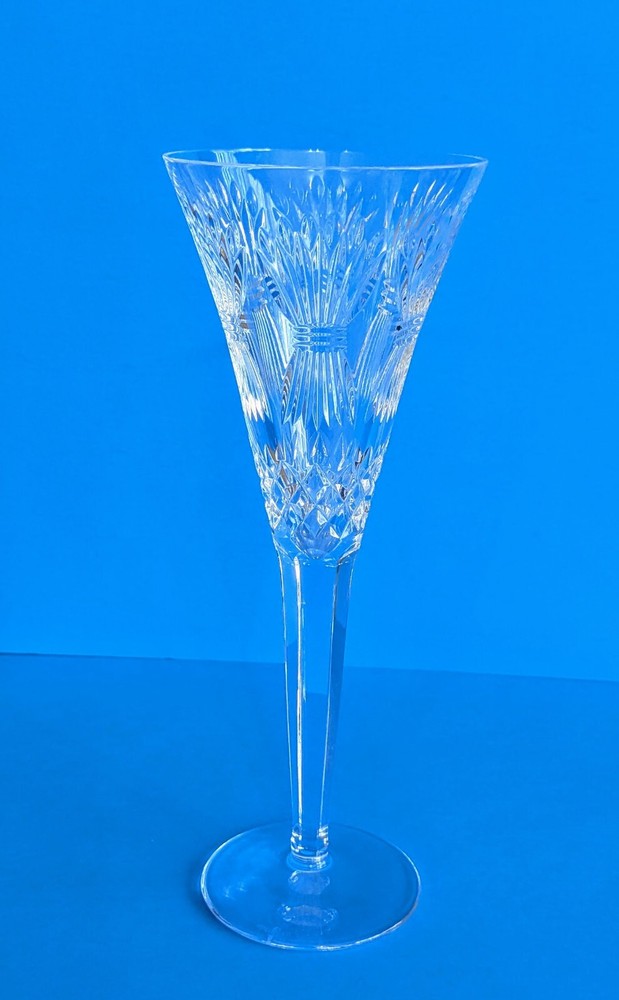 WATERFORD Crystal Millennium Prosperity Series Champagne Flute: 8.2″ Tall, 6oz