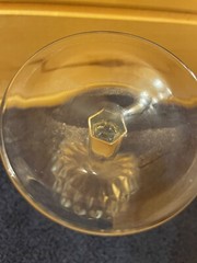 Diamant by CRISTAL D’ARQUES – Durand Water Goblet Crystal Glass – 6 3/4″ Tall