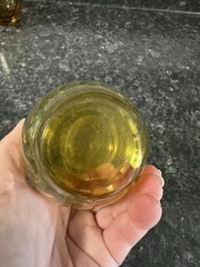 Vintage Amber Golden Anchor Hocking 12 Oz. Glasses Set Of 4