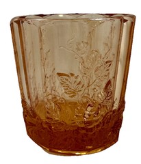 LG WRIGHT Panel Grape Peach Tumbler Glass 7 oz – “EXCELLENT!”