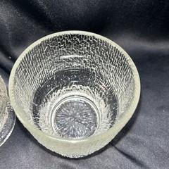 Indiana Glass Co Vintage “Crystal Ice “ Set Of 3