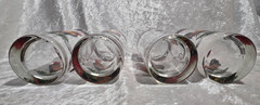 Vintage Ella’s Rooster Glassware Tumblers set of 4- 12 oz & set of 4 – 14oz