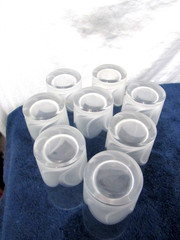 8 Crystal D’Arques J G Durand Frosted 5 3/8″ Highball Glasses France