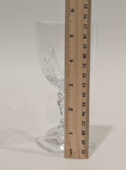 Cristal D’Arques-Durand Biarritz Canet Wine Glasses 6 oz 5.5″T Vintage, Set/4