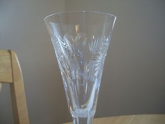 WATERFORD CRYSTAL MILLENNIUM UNIVERSAL FLUTE 5 TOAST SIGNED BY ARTISAN M VEREKER