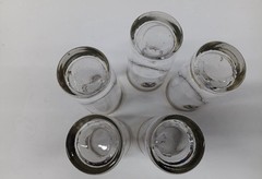 Lot 5 1950’s Vintage Ford Motor Co Logo Highball Whiskey Barware Glasses Antique