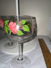 VTG Franciscan Desert Rose Wine Glasses Goblets, 10-12 Oz, 6.5 » Tall Set Of 4