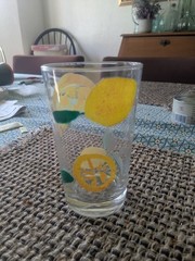 Vintage Lennox Kate Spade New York Glass With yellow Lemons