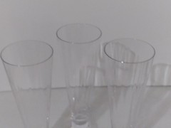 Marquis by Waterford Vintage Crystal Pilsner Beer Glasses 9.5″H Set of 3