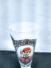 Gay Fad Gay Nineties Ancestors Portrait Uncle Bertie Pilsner Glass MCM