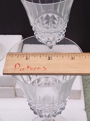 Cristal d’Arques Tuilleries Villandry 8 Ounce Water Goblets 6 1/8″ Set of 4
