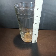Longaberger Woven Tradition Glasses Tumblers 6″ 16 oz Clear
