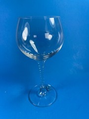 Studio Nova Wine Glasses Venice 24% Lead Crystal 14oz Austria Set of 2 Vtg C63