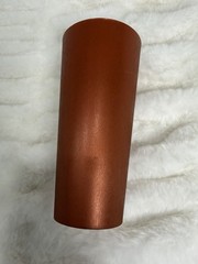 Vintage 1970s Mushroom Tumbler Cup Copper Metallic Plastic Retro Drinkware