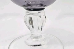 3 Cristal D’Arques-Durand Casual Setting Amethyst Water Goblets 14oz.