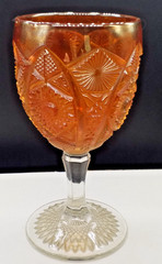 Daisy and Button Marigold Water Glass