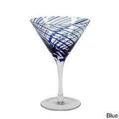 Set of 3 Impulse! Marbella Blue Martini Glasses