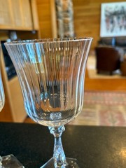 GORHAM PERSPECTIVE PAIR OF 2 WATER GOBLETS NEAR PERFECT CONDITION