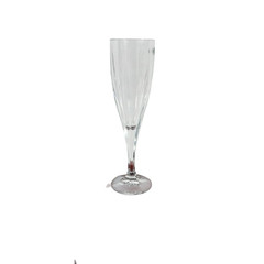 Set of 2 Godinger Silver Art Co Shannon Crystal Champagne Flutes w/ Holder Box