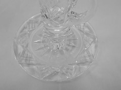 Royal Brierley England Crystal Candlestick with Finger hold