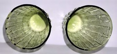 VTG MCM Anchor Hocking Tahiti Bamboo Avocado Green Drinking Glass Tumbler 5.25″