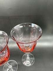 3 Set Royal Albert Old Country Roses Formal Pink Gold Water Goblet Wine Glass