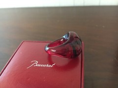 Baccarat Crystal Necklace And Ring Set