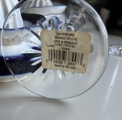 Waterford 11” Love & Romance Toasting Flutes Ireland