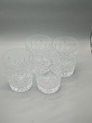 Waterford Crystal Lismore DOF Double Old Fashioned Glasses Set of 4