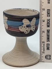 Vintage Bennet Walsh Pacific Stoneware Chalice Wine Glass Cup Pottery 1972