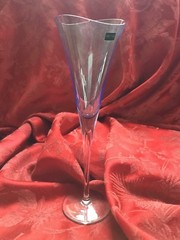 NEW FLAWLESS Exquisite HOYA Japan Art Crystal DESIRE CHAMPAGNE WINE FLUTE GLASS