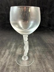 Bayel Crystal Bacchante Frosted Nude Stem Water Goblet