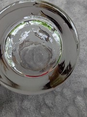 Set of 4 Libbey «Golden Foliage» Frosted Glass Tumblers 5-1/4″ Tall MCM USA