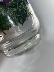 Set Of 8 Libbey Glasses Vintage Tumblers Purple Violet Flowers Green Leaves – 5″