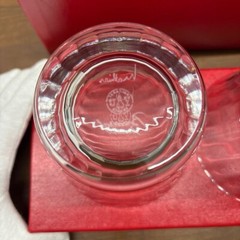 Baccarat Mille Nuits Rock Tumbler Glasses Set of 2 New Unused, Box Marked