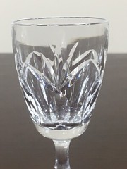 Vintage Webb Corbett Inverness Cut Crystal Sherry Glasses Set x4 Made In England