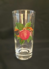 Vintage Franciscan Apple Pattern 15oz Tea Tumbler 6.25″ Tall Hand Painted #1066