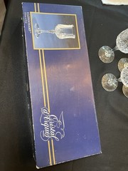 Set of 6 Cristal d’ Arques Lead Crystal Longchamp 17,5 cl Wine/Water Glasses