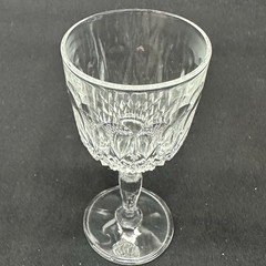 Vmc Reims ‘VMR3’ 3 7/8″ Cordial Glass Teardrop / Diamond, Vintage
