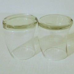 Libbey Clear Glass Swerve Double Old-Fashioned Rocks Glasses 14oz Set of 2